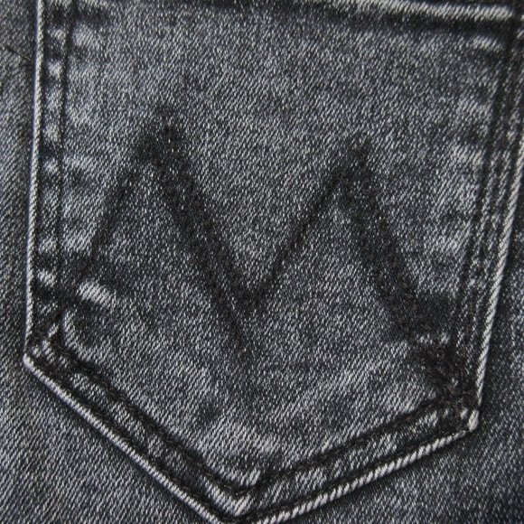 MOTHER Women's Black Jeans - Picture 6 of 7